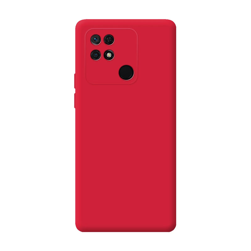 Capa de silicone com proteção de câmera para Xiaomi Redmi 10C