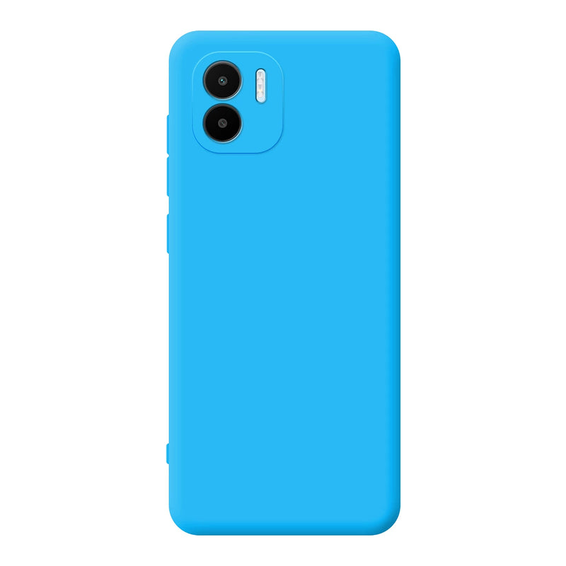 Capa de silicone com proteção de camera para xiaomi redmi a1 azul