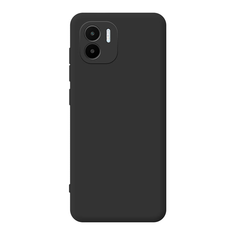 Capa de silicone com proteção de camera para xiaomi redmi a1 preto