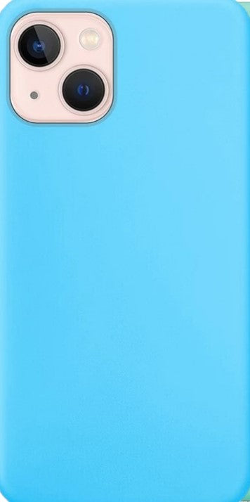 Capa de silicone liquido premium para iphone 13 mini azul