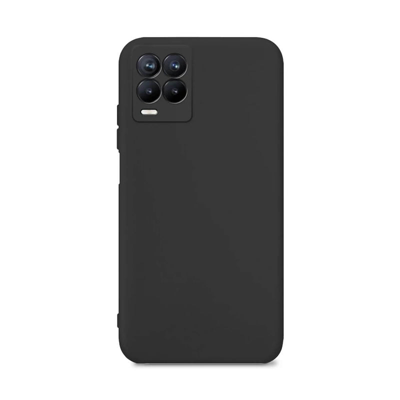 Capa de silicone com proteção de câmera para Realme 8