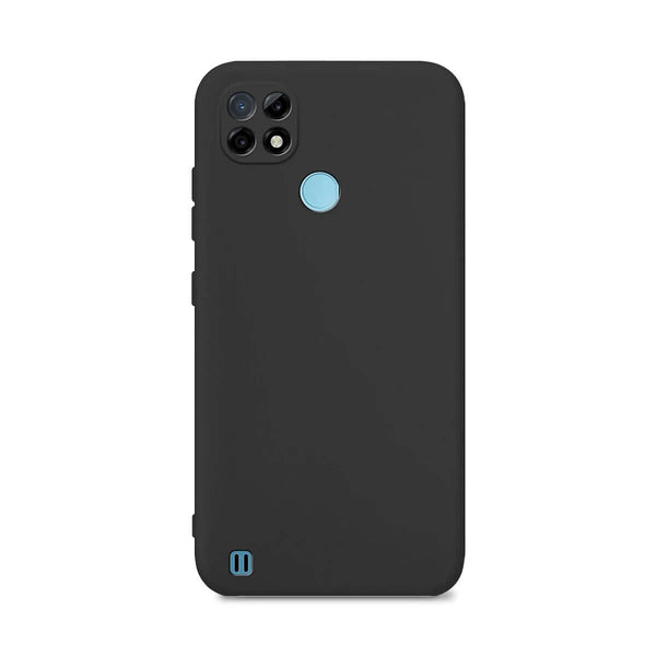Capa de silicone com proteção de câmera para Realme C21Y/C25Y