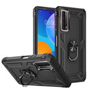Capa Military com íman e anel 360º para Huawei P Smart 2021