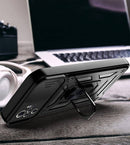 Capa Military com proteção de câmera deslizante e anel 360º para Redmi Note 10/10S