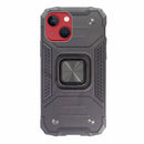 Capa military com íman e anel 360º para iPhone 13