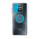 Capa de gel com tampa da câmera deslizante e anel para Redmi Note 9S/ Note 9 Pro