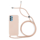 Capa de silicone com cordão para Galaxy A32 5G