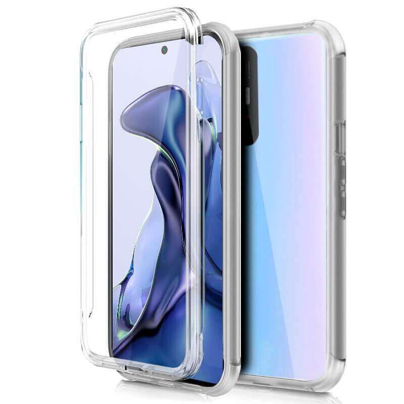 Capa transparente 360 dupla para xiaomi 11t 11t pro