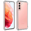 Capa transparente com cantos reforçados para Galaxy S22 Plus