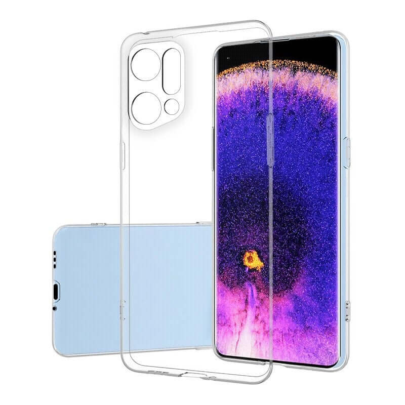 Capa transparente Premium para Oppo Find X5