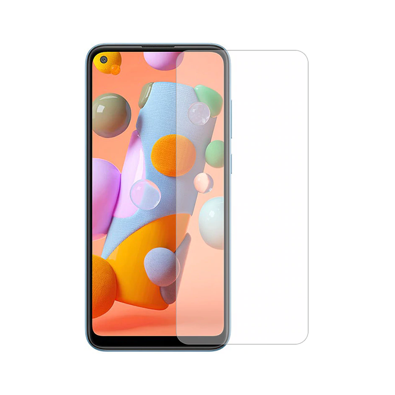 Película de vidro temperado super transparente para Galaxy A11