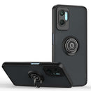 Capa de gel (smoked) com íman e anel para Oppo A36/ A76 / A96