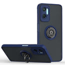 Capa de gel (smoked) com íman e anel para Oppo A36/ A76 / A96