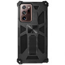 Capa de antigolpe em alumínio com suporte a íman e anel para Galaxy Note 20 Ultra