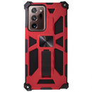 Capa de antigolpe em alumínio com suporte a íman e anel para Galaxy Note 20 Ultra