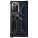 Capa de antigolpe em alumínio com suporte a íman e anel para Galaxy Note 20 Ultra