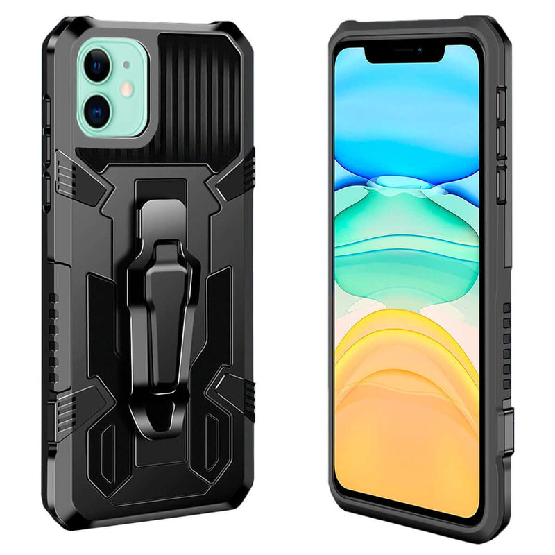 Capa Military com íman e anel para iPhone 11