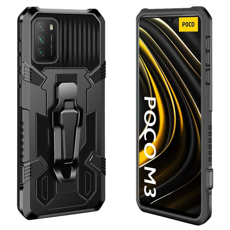 Capa Military com íman e anel para Redmi 9T