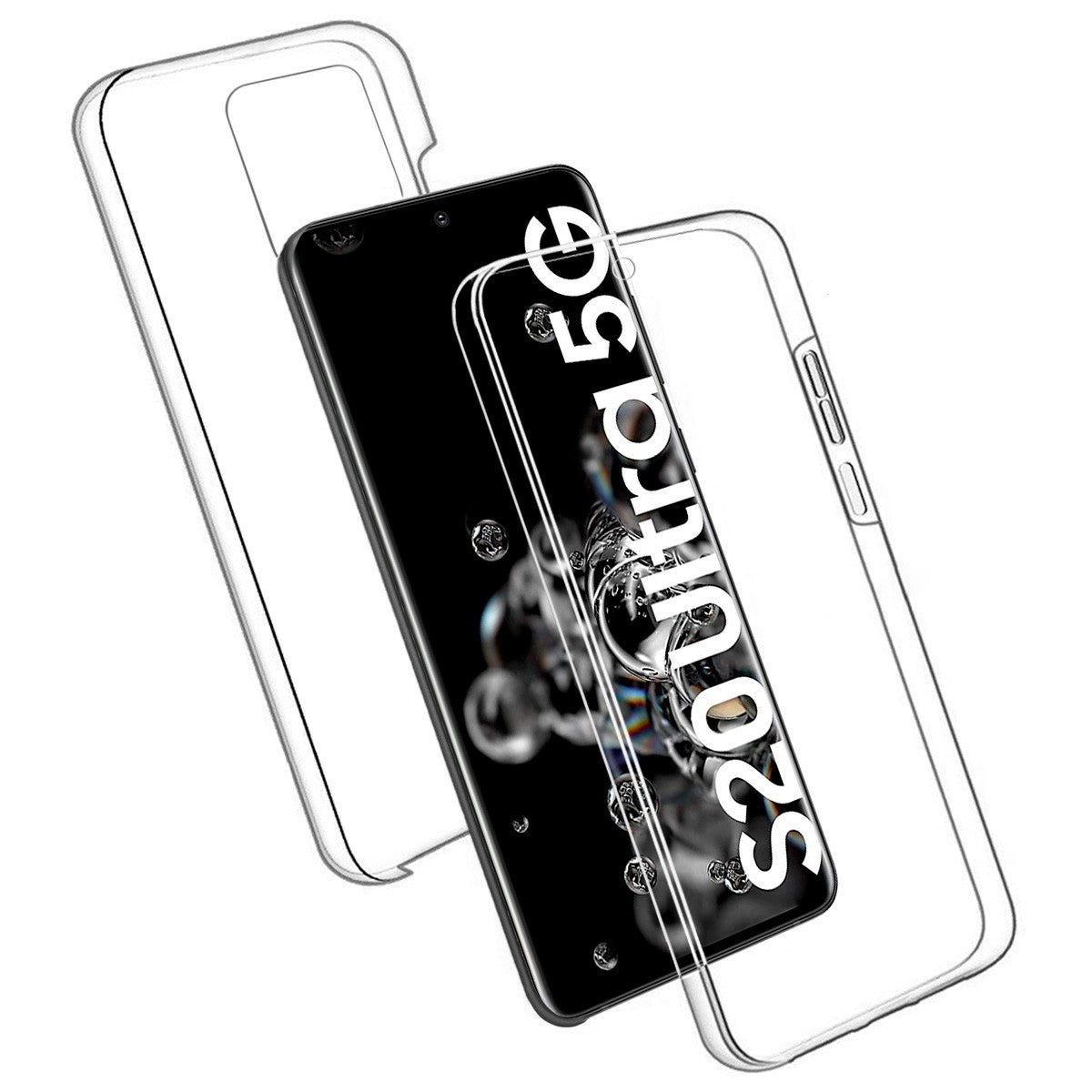 Funda Doble Samsung Galaxy A53-5G Silicona Transparente Delantera y Tr