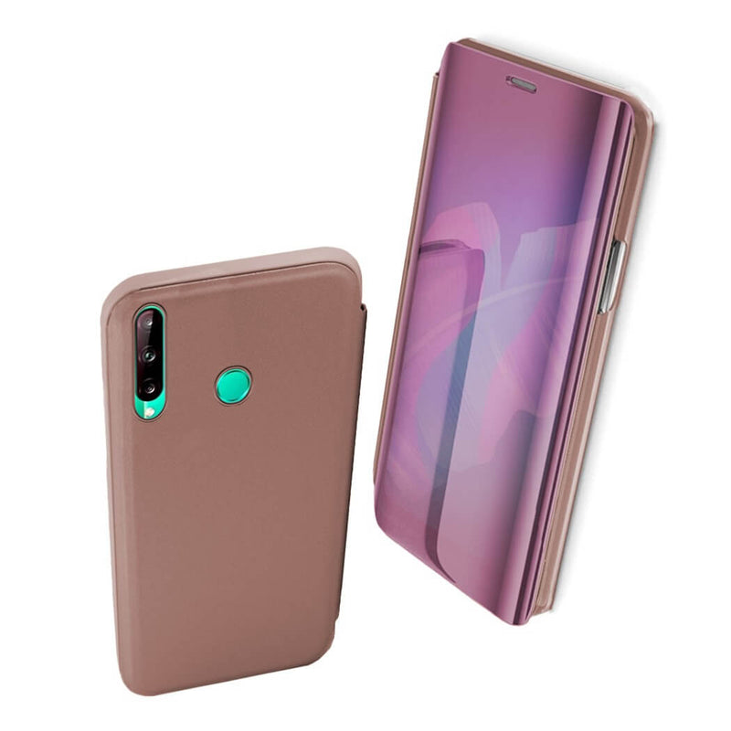 Capa flip Premium S-View para Huawei P40 lite E