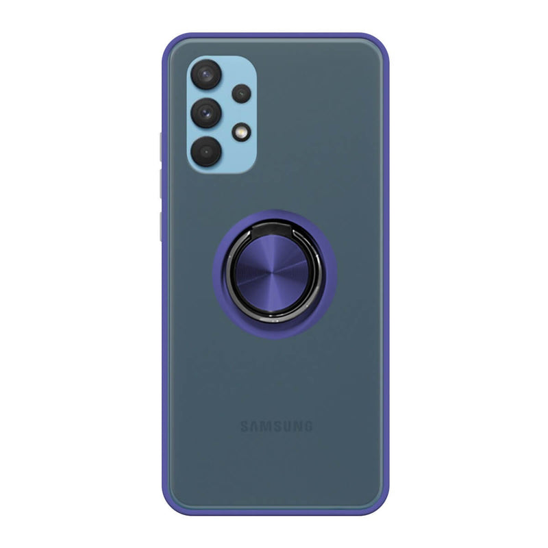 Capa de gel com suporte íman (versão Smoked) para Galaxy A32 4G