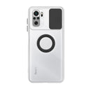 Capa de gel com tampa da câmera deslizante e anel para Redmi Note 10/10S