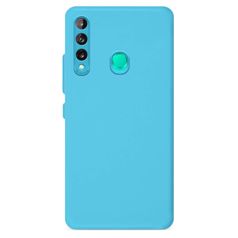 Capa de silicone com proteção de câmera para Huawei P40 lite E