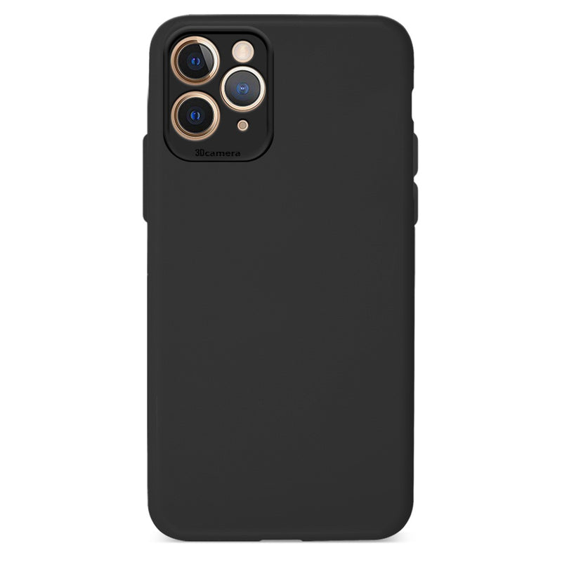 Capa de silicone com proteção de câmera para iPhone 11 Pro