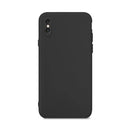 Capa de silicone com proteção de câmera para iPhone X/XS