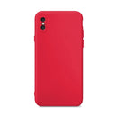 Capa de silicone com proteção de câmera para iPhone X/XS