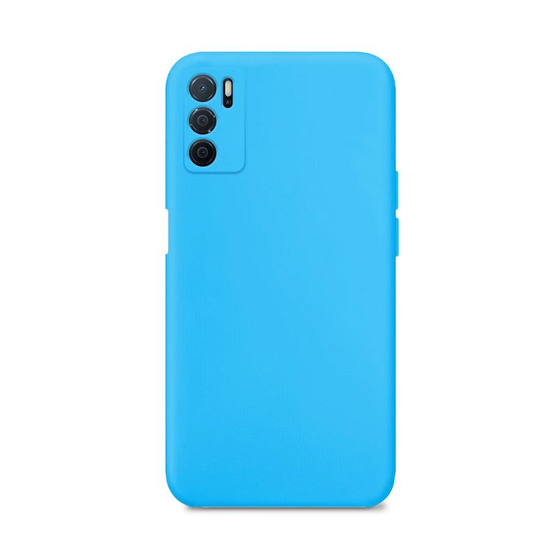 Capa de silicone com proteção de câmera para Oppo Find X3 Lite