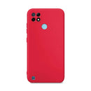 Capa de silicone com proteção de câmera para Realme C21