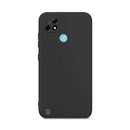 Capa de silicone com proteção de câmera para Realme C21