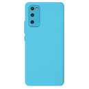 Capa de silicone com proteção de câmera para Galaxy S20 FE