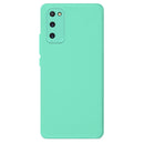 Capa de silicone com proteção de câmera para Galaxy S20 FE