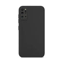 Capa de silicone com proteção de câmera para Galaxy S20 Plus